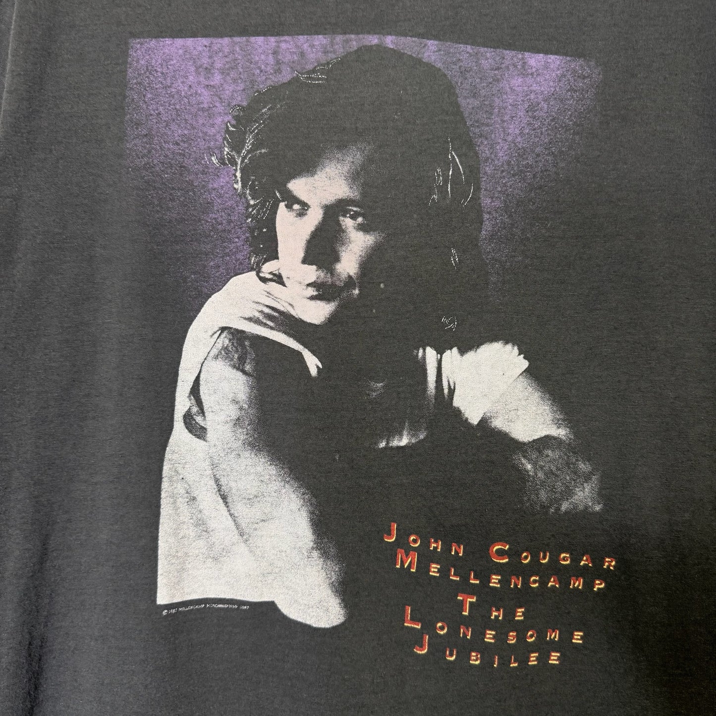 1987 John Mellencamp The Lonesome Jubilee Band T-Shirt Sz XL (A2043)