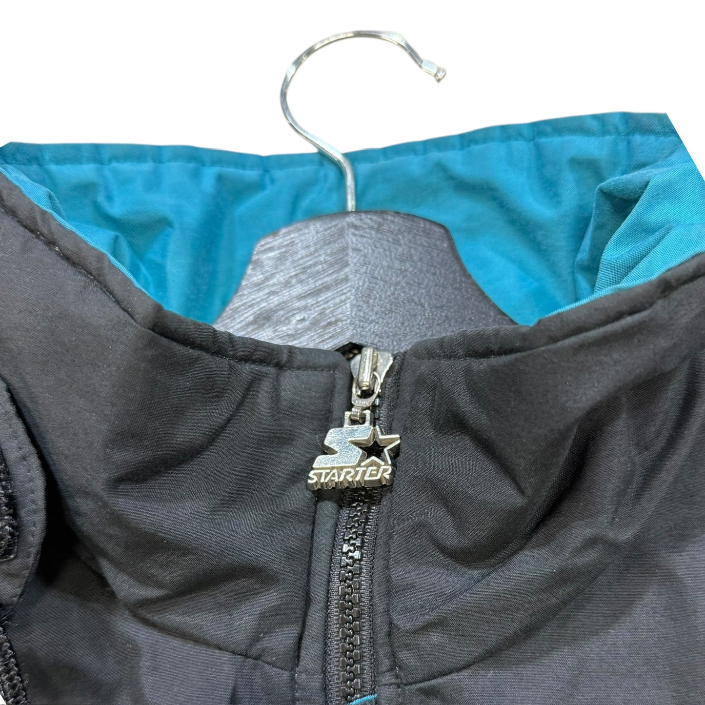 90s Charlotte Hornets NBA Starter Jacket Sz S