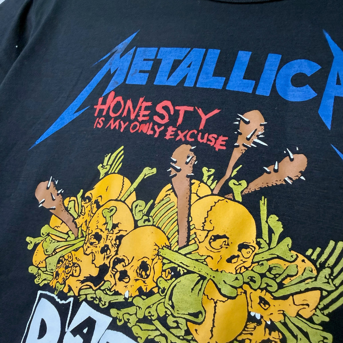 80s Metallica Damage Inc Band T-Shirt Sz S