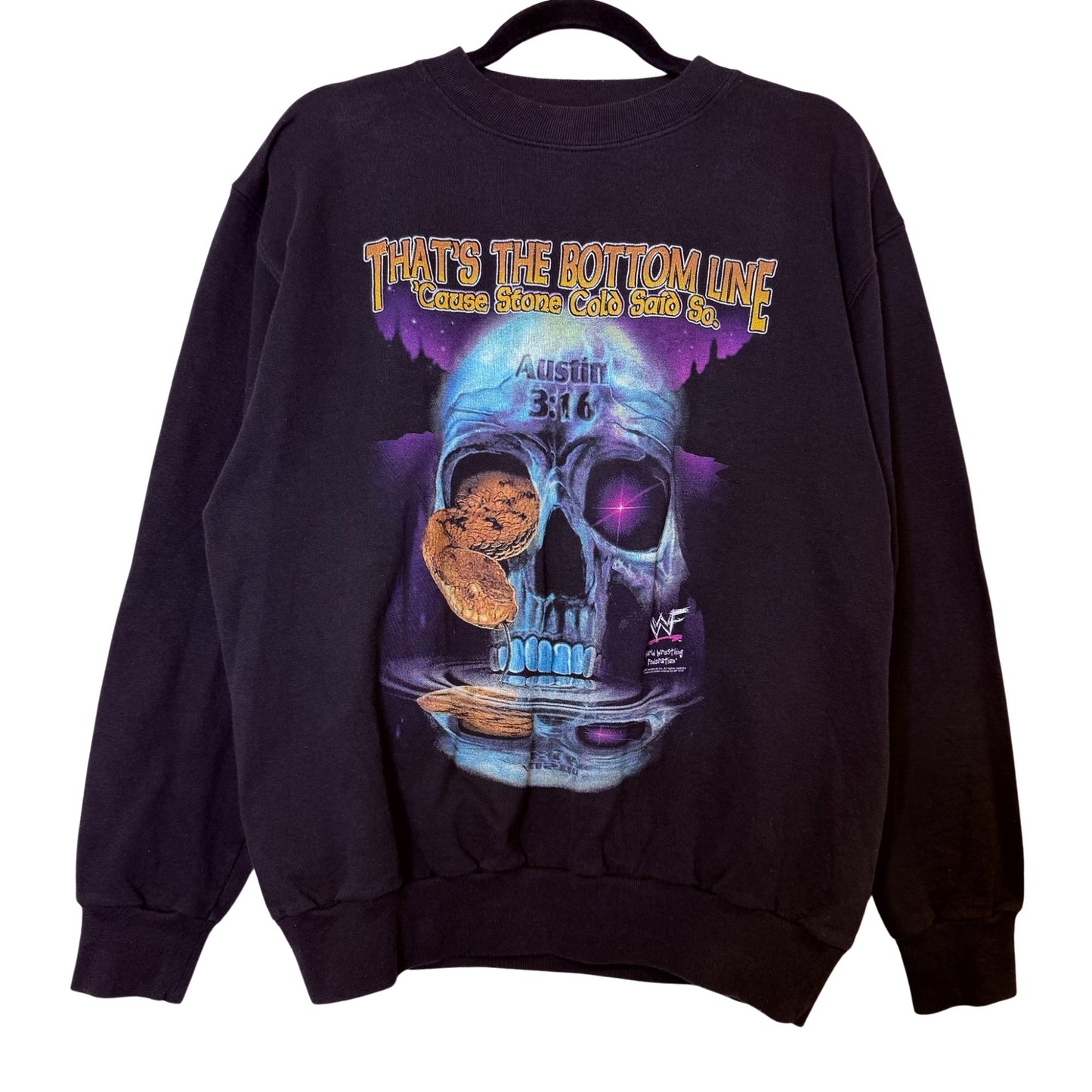 90s Stone Cold WWF Crewneck Sz L (B2472)