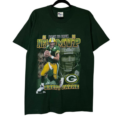 1996 Brett Favre Green Bay Packers NFL T-shirt Sz M (B1775)