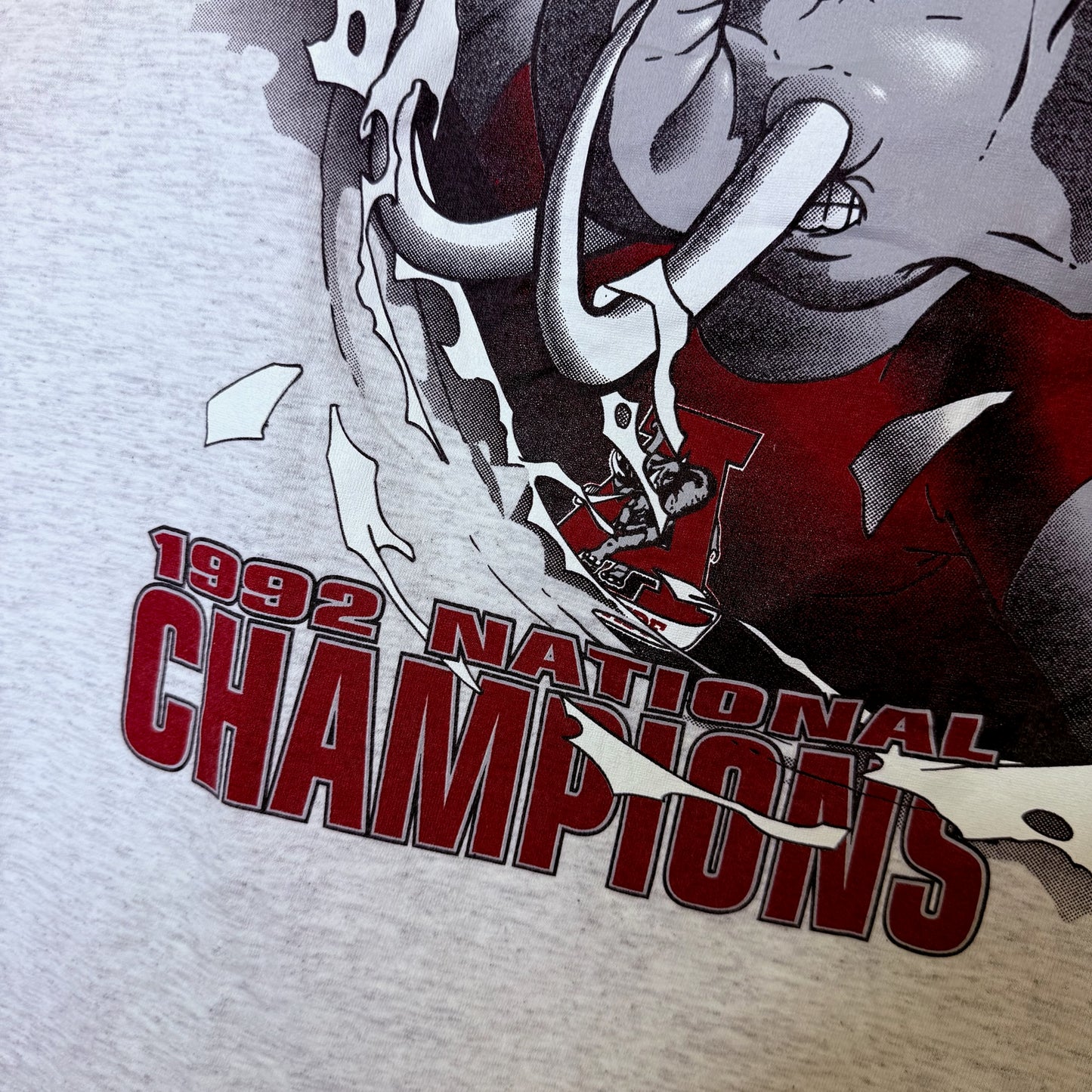 90s University of Alabama Nutmeg Breakthrough NCAA T-shirt Sz L (B2346)