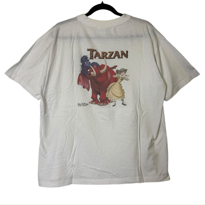 90s Tarzan Disney T-shirt Sz XL (B1714)