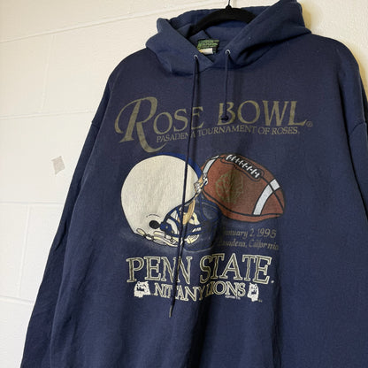 90s Penn State Rose Bowl Hoodie Sz XL (B2564)