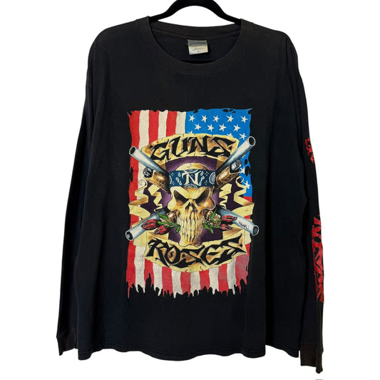 1991 Guns n Roses Long Sleeve Shirt Sz XL