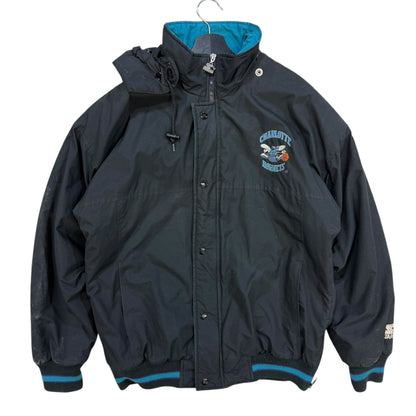 90s Charlotte Hornets NBA Starter Jacket Sz S