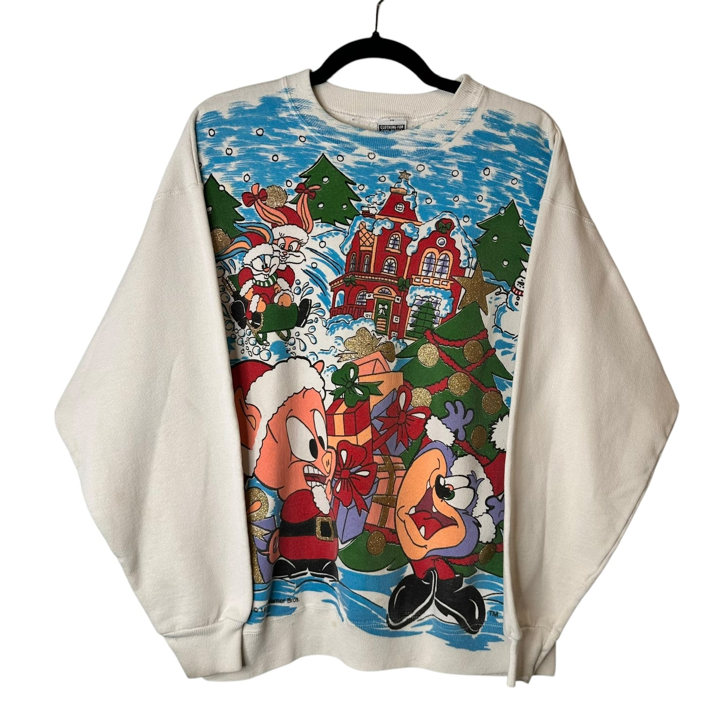 1993 Tiny Tunes Christmas Crewneck (A212)