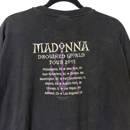 2001 Madonna Drowned World Tour T-shirt Sz XL (B327)