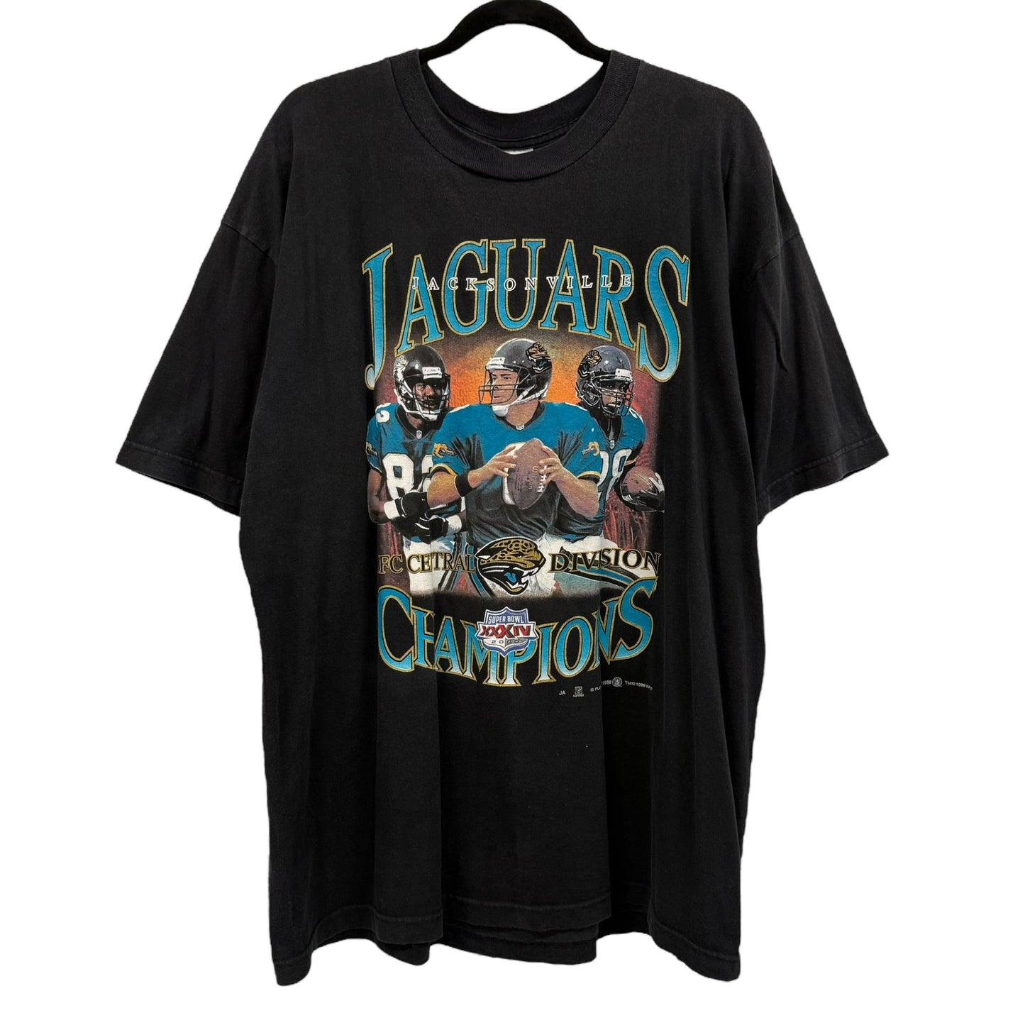 1999 Jacksonville Jaguars NFL T-Shirt Sz XL (B1095)