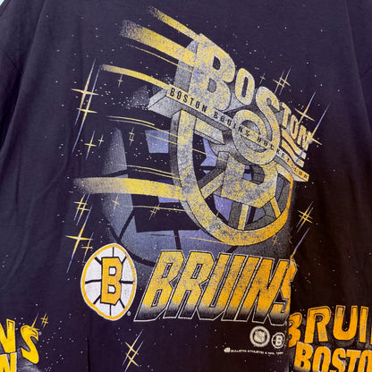 1994 Boston Bruins Bulletin NHL AOP T-Shirt Sz XL (B2473)