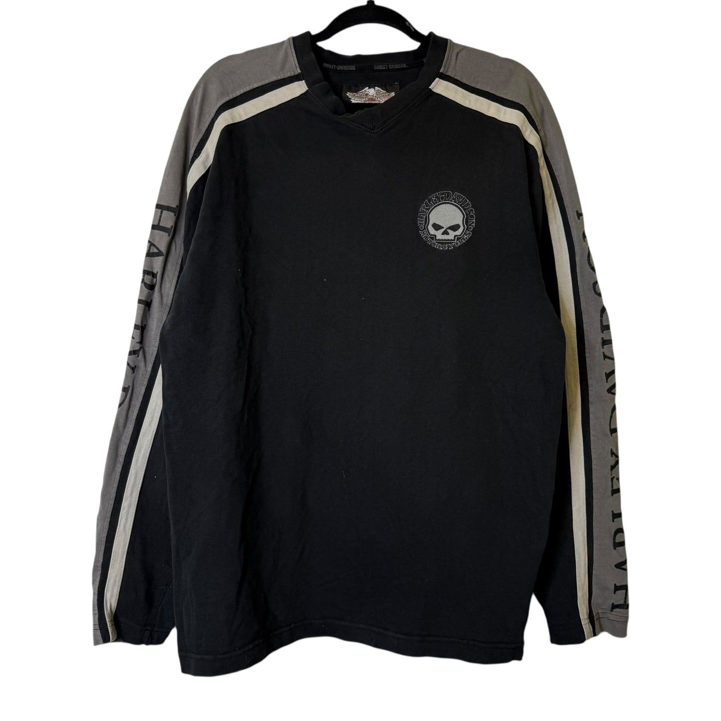 2000s Harley Davidson Skull Long Sleeve Sz L (B1931)