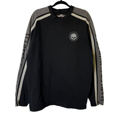 2000s Harley Davidson Skull Long Sleeve Sz L (B1931)