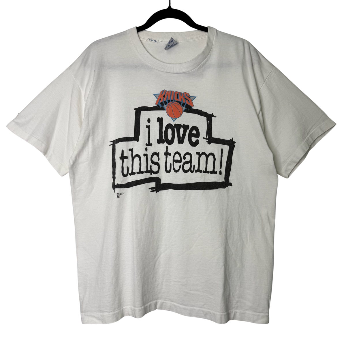 90s New York Knicks "I Love This Team" Salem NBA T-Shirt Sz L