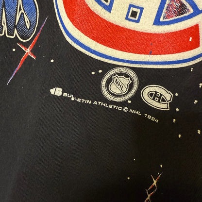 1994 Montreal Canadiens NHL Bulletin T-shirt Sz XL (B583)