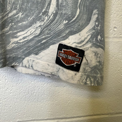 1992 Harley Davidson Marble Dye T-Shirt Sz XL (B2266)