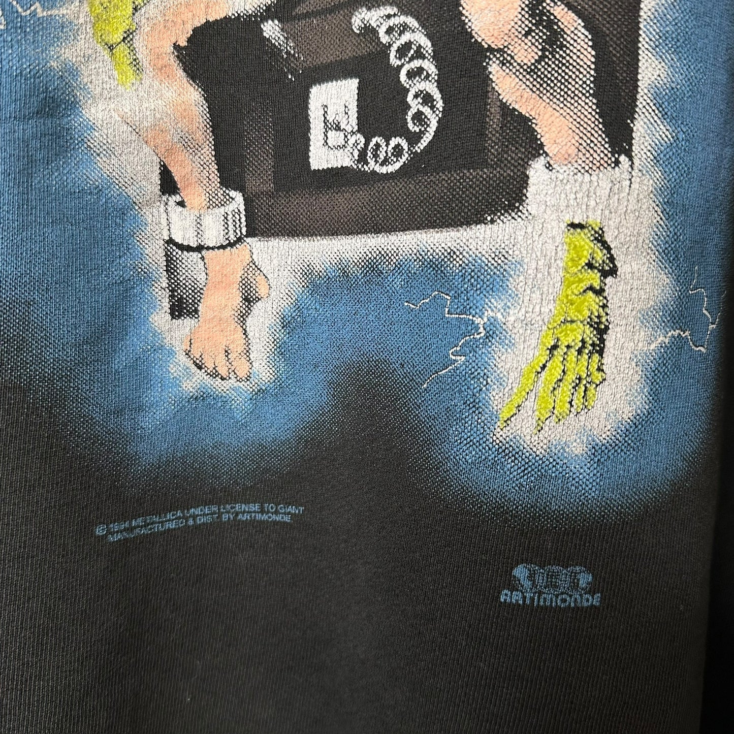 1994 Metallica Ride The Lightning Hoodie Sz L