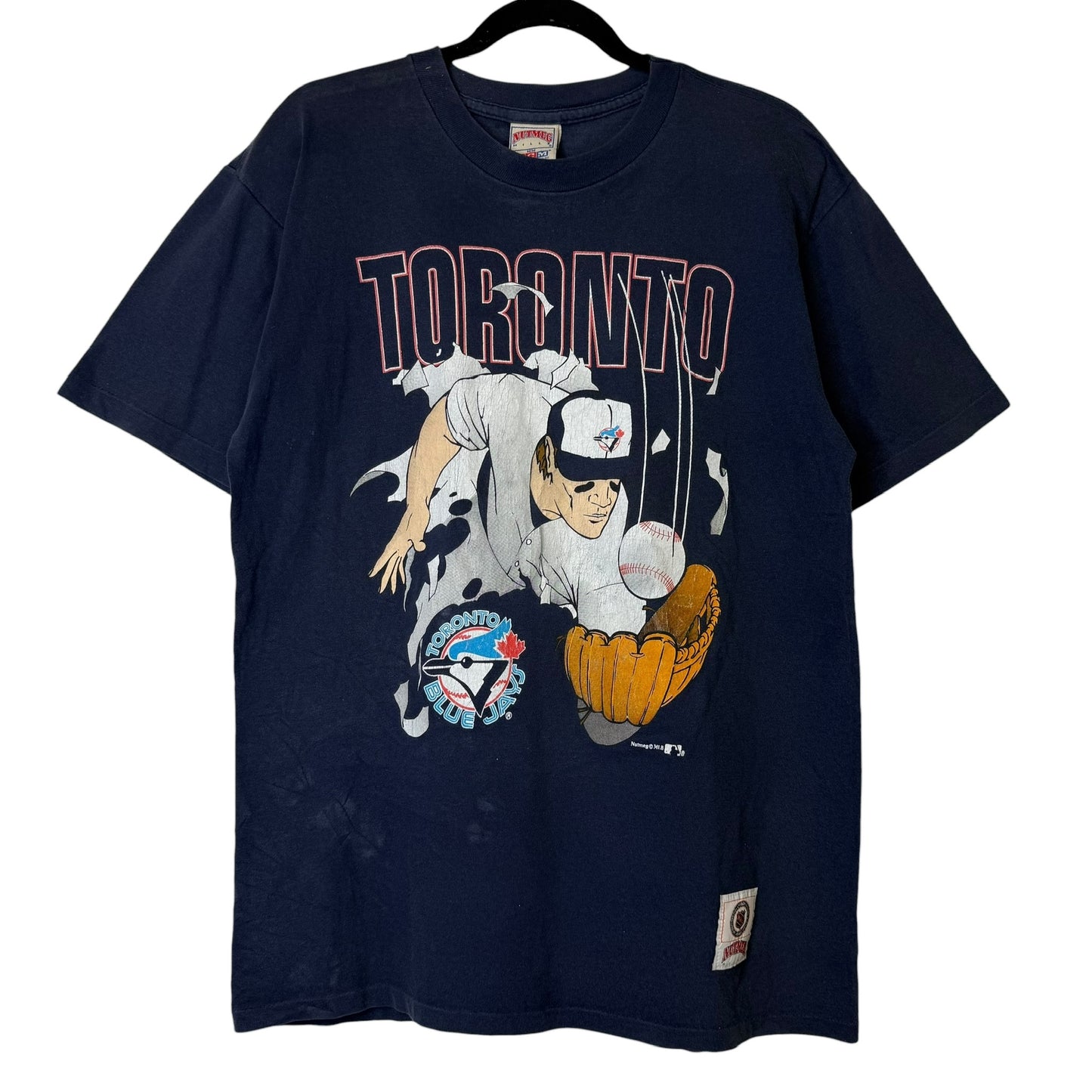 90's Toronto Blue Jays Nutmeg Breakthrough T-Shirt MLB (B2067)