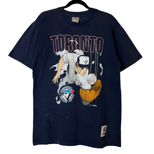 90's Toronto Blue Jays Nutmeg Breakthrough T-Shirt MLB (B2067)