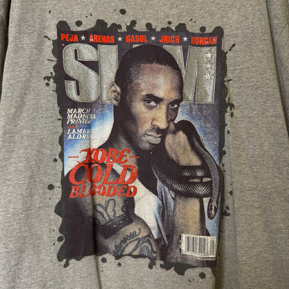 2000s Kobe Bryant Slam Basketball Magazine T-Shirt Sz XL (B649)