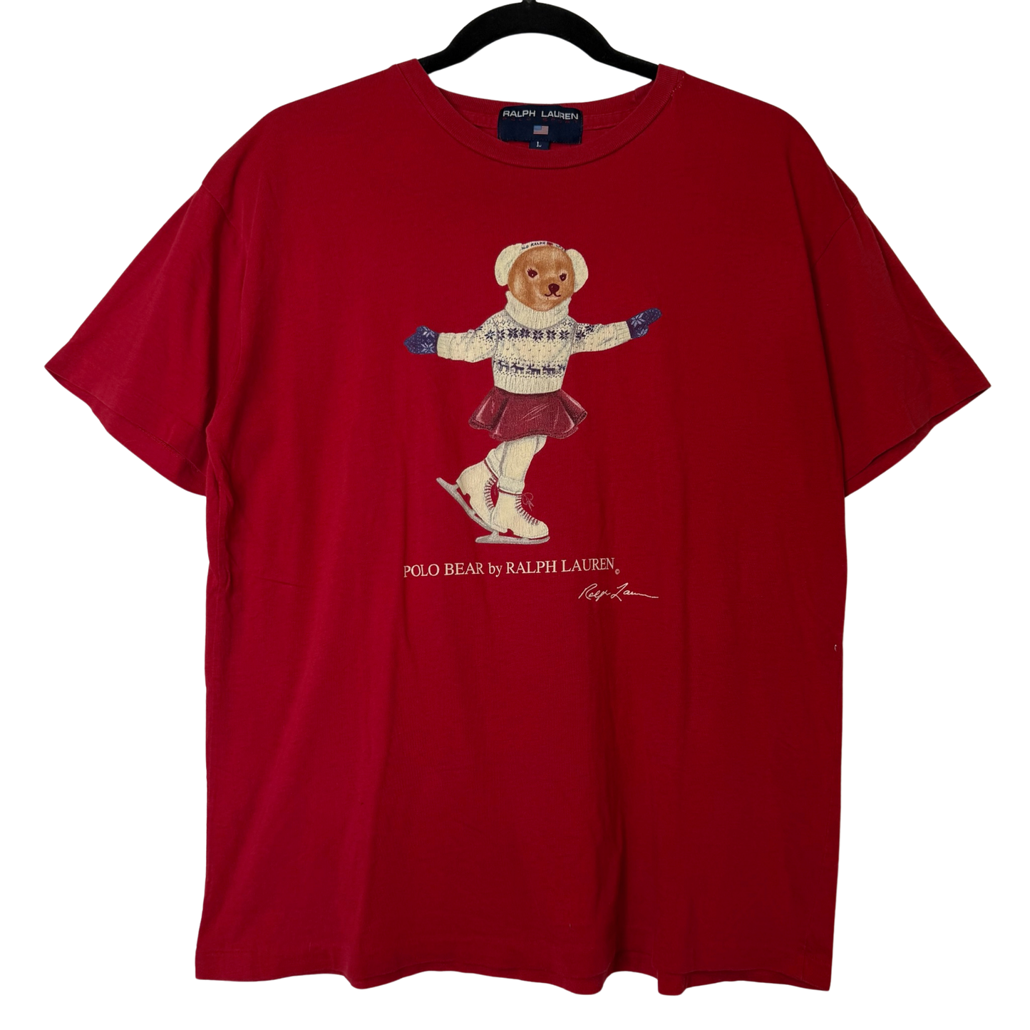 90s Polo Ralph Lauren Bear T-Shirt Sz L