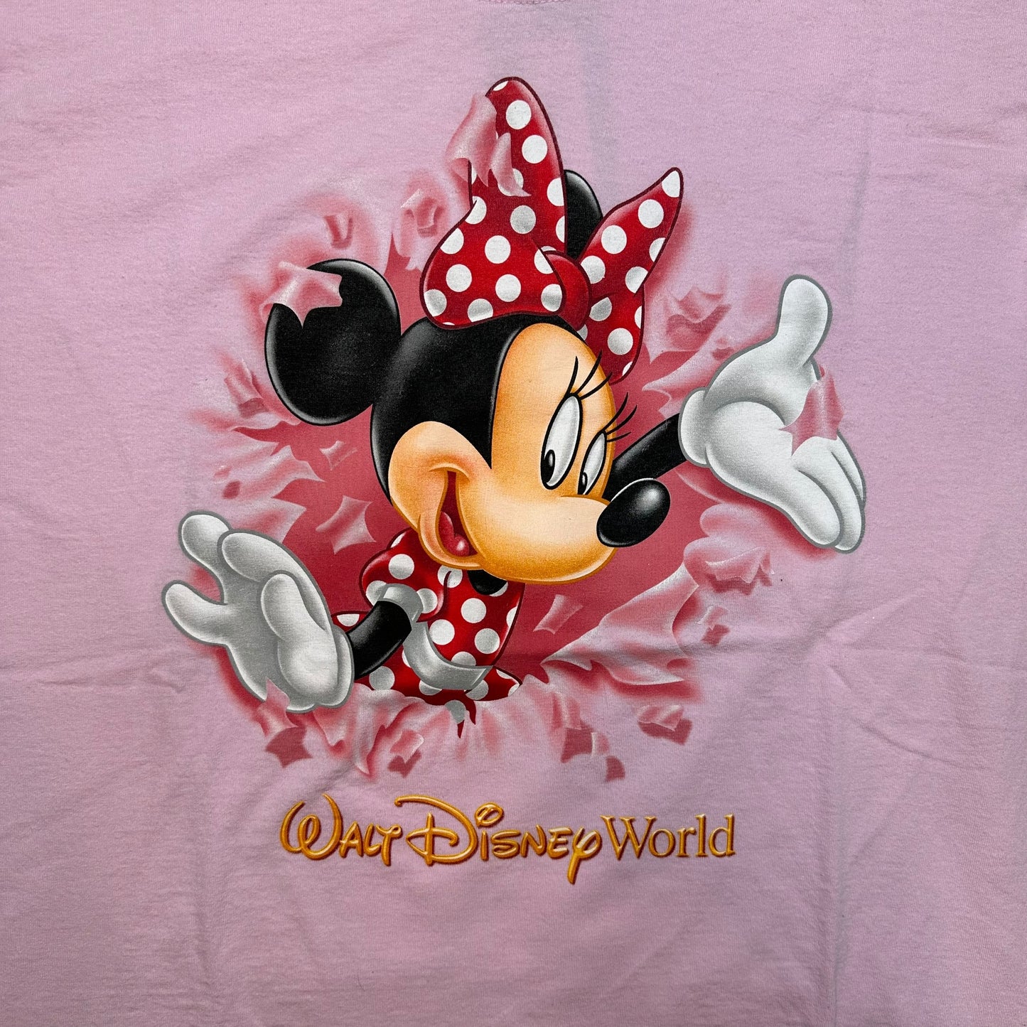 90’s Minnie Mouse Walt Disney World T-Shirt Sz L (A4235)