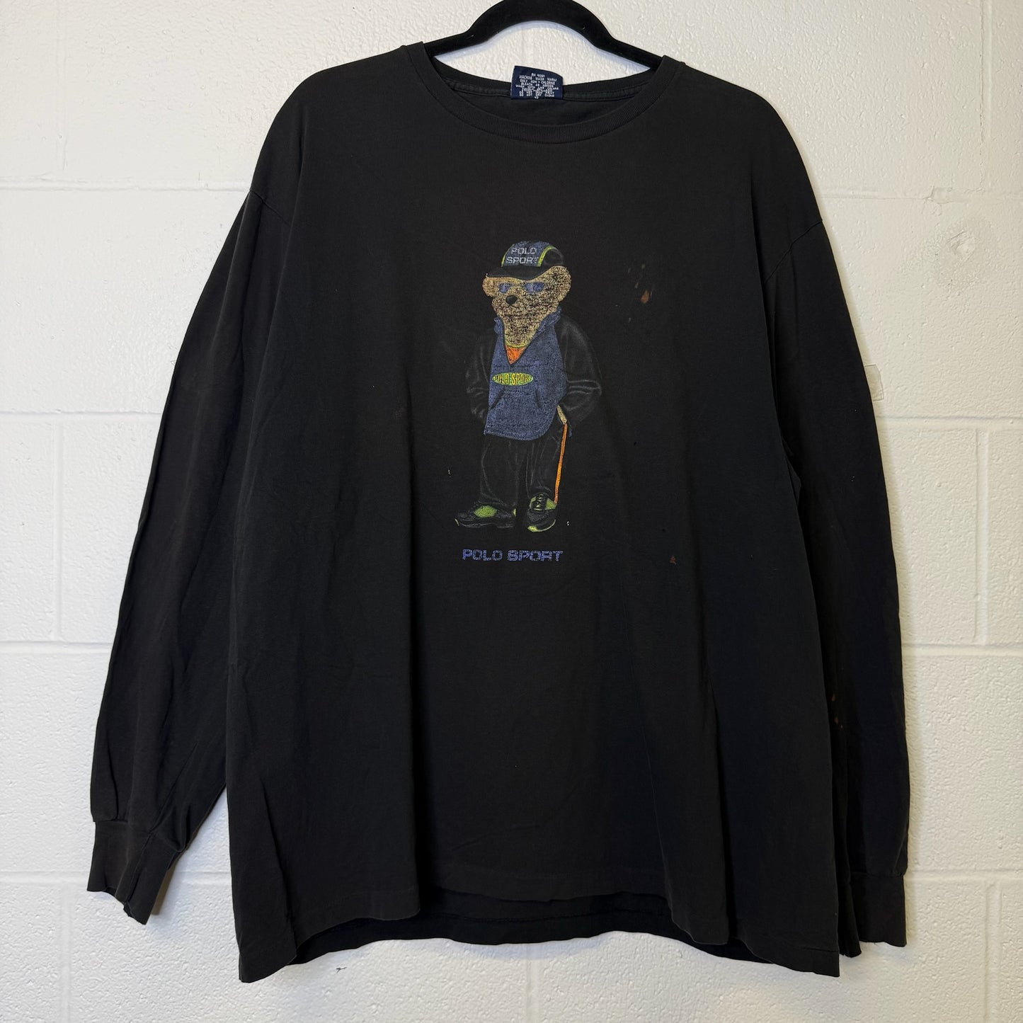 90's Polo Bear Ralph Lauren Long Sleeve Sz L