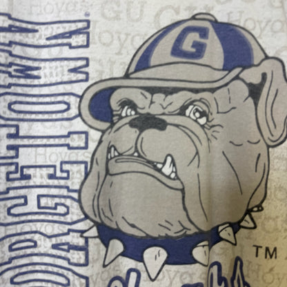 90's Georgetown Hoyas NCAA AOP T-Shirt Sz XL (B2166)
