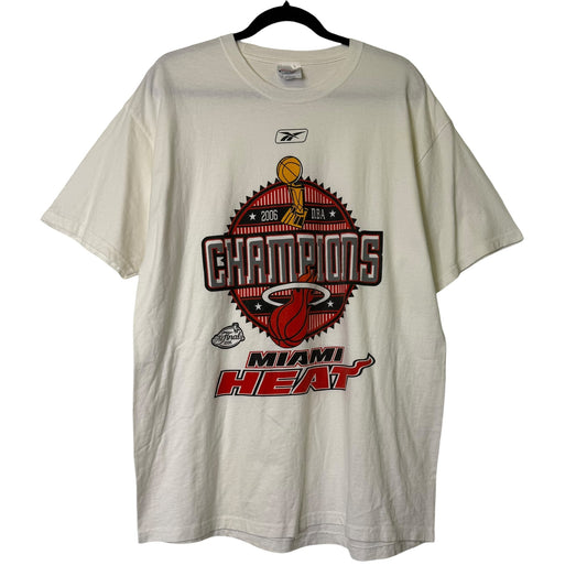 2006 Miami Heat Championship NBA T-Shirt Sz L (B1633)