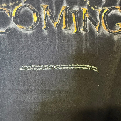 2001 Cradle of Filth Nightmare Coming T-Shirt Sz L