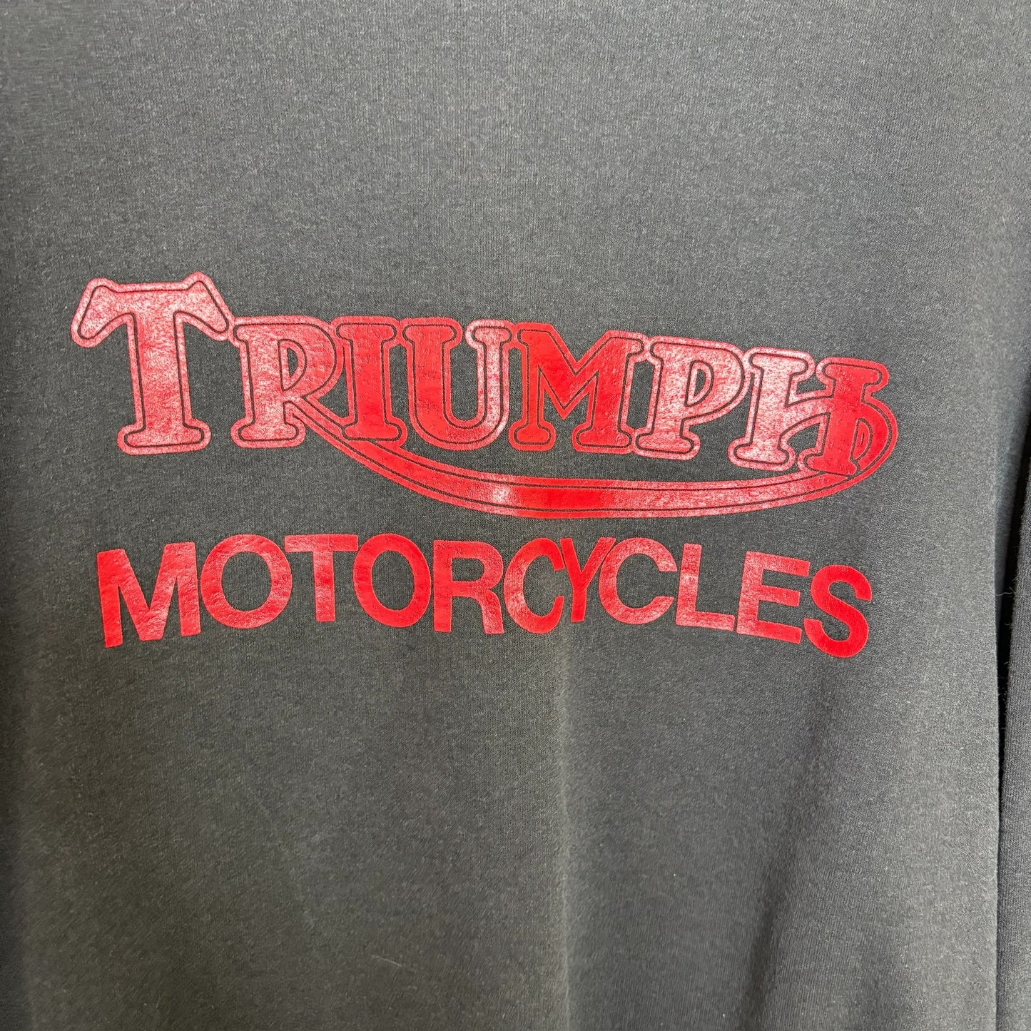 90's Triumph Motorcycle Crewneck Sz XL (A7488)