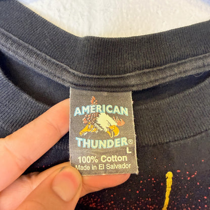 1995 Monster Jam Monster Truck Racing T-Shirt Sz L (B2396)