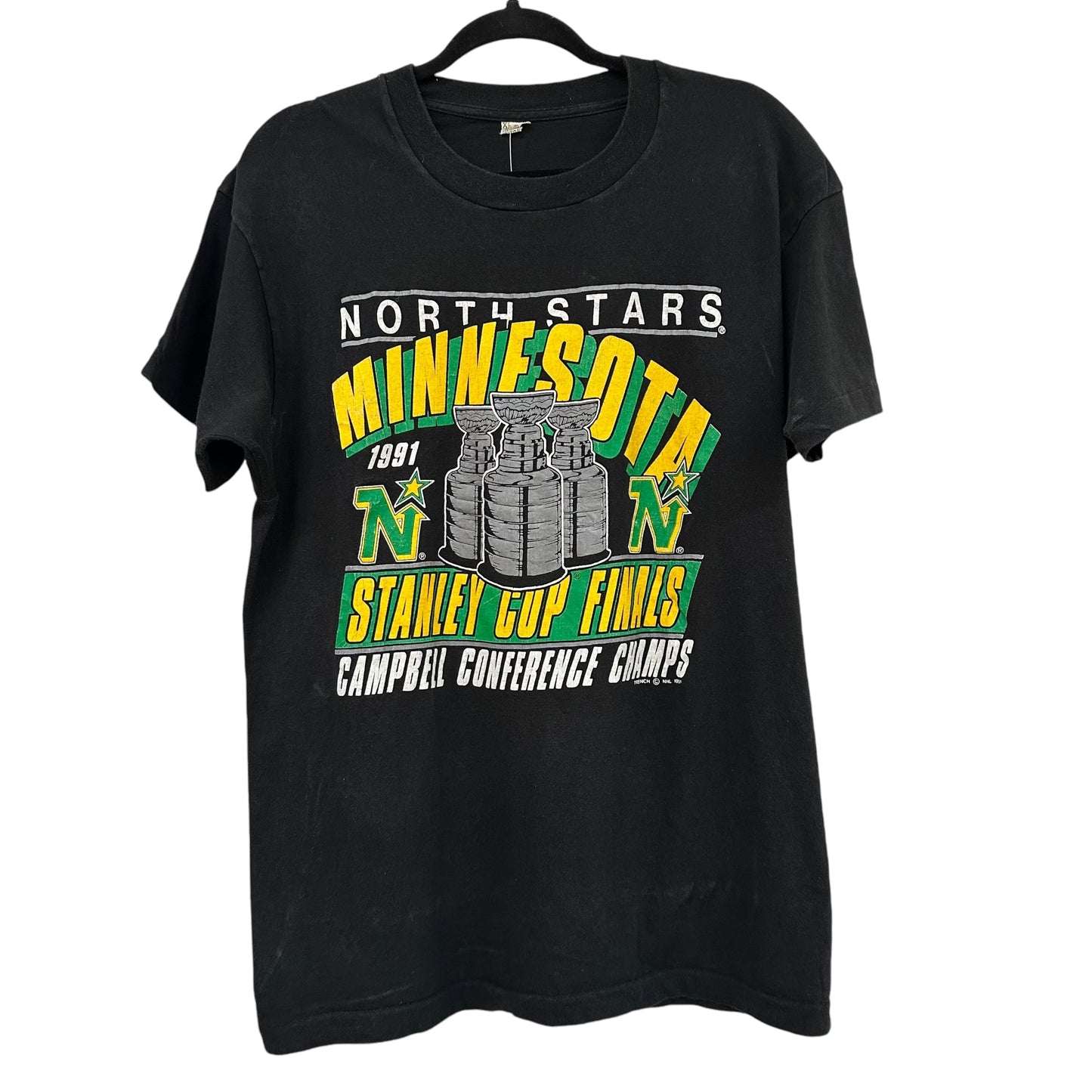 1991 Minnesota North Stars NHL T-Shirt Sz XL (A6660)