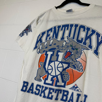 90's Kentucky Wildcats NCAA T-Shirt Sz L (B2164)