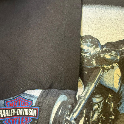 1995 Harley Davidson A Woman's Place is.. T-shirt Sz L (B590)