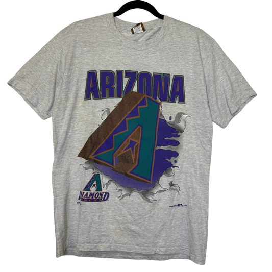 1995 Arizona Diamondbacks MLB Nutmeg Breakthrough T-Shirt Sz M (B2848)