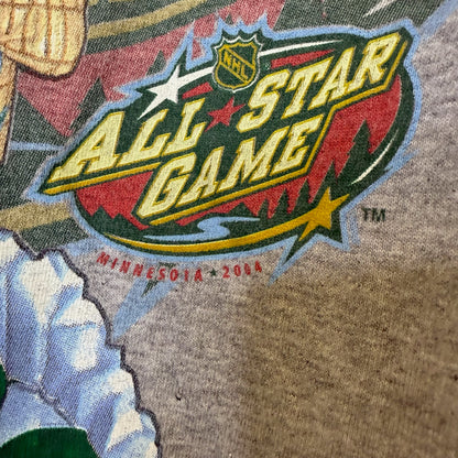 2004 NHL All Star Game Minnesota T-shirt Sz XL (B625)