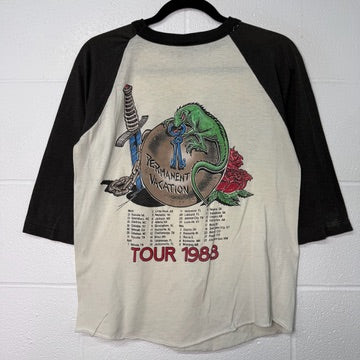1988 Aerosmith Permanent Vacation Raglan T-shirt