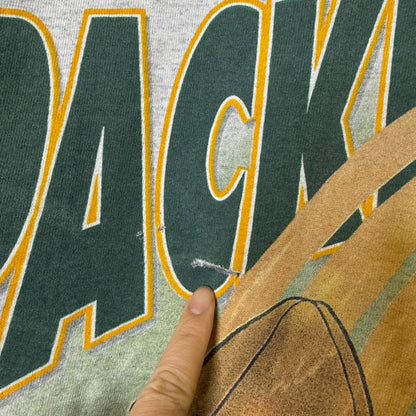 90s Green Bay Packers Salem Wraparound Crewneck NFL (b2590)