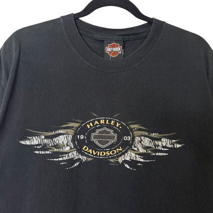 2000 Harley Davidson Corpus Christi T-shirt Sz L (B581)