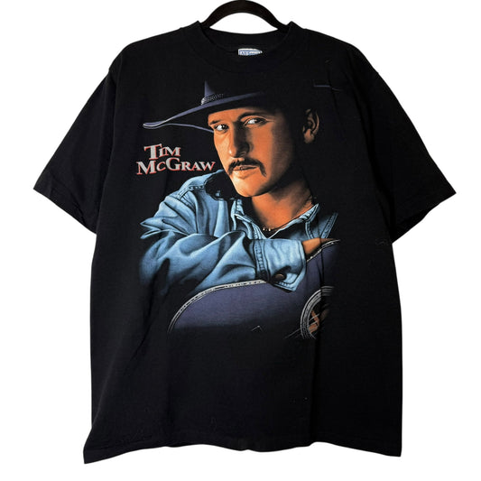 90's Tim McGraw Dont Take The Girl T-shirt Sz L (B1739)