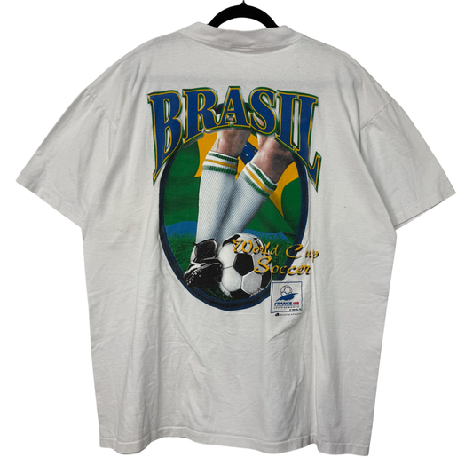 1998 World Cup Soccer Brazil T-Shirt Sz XL