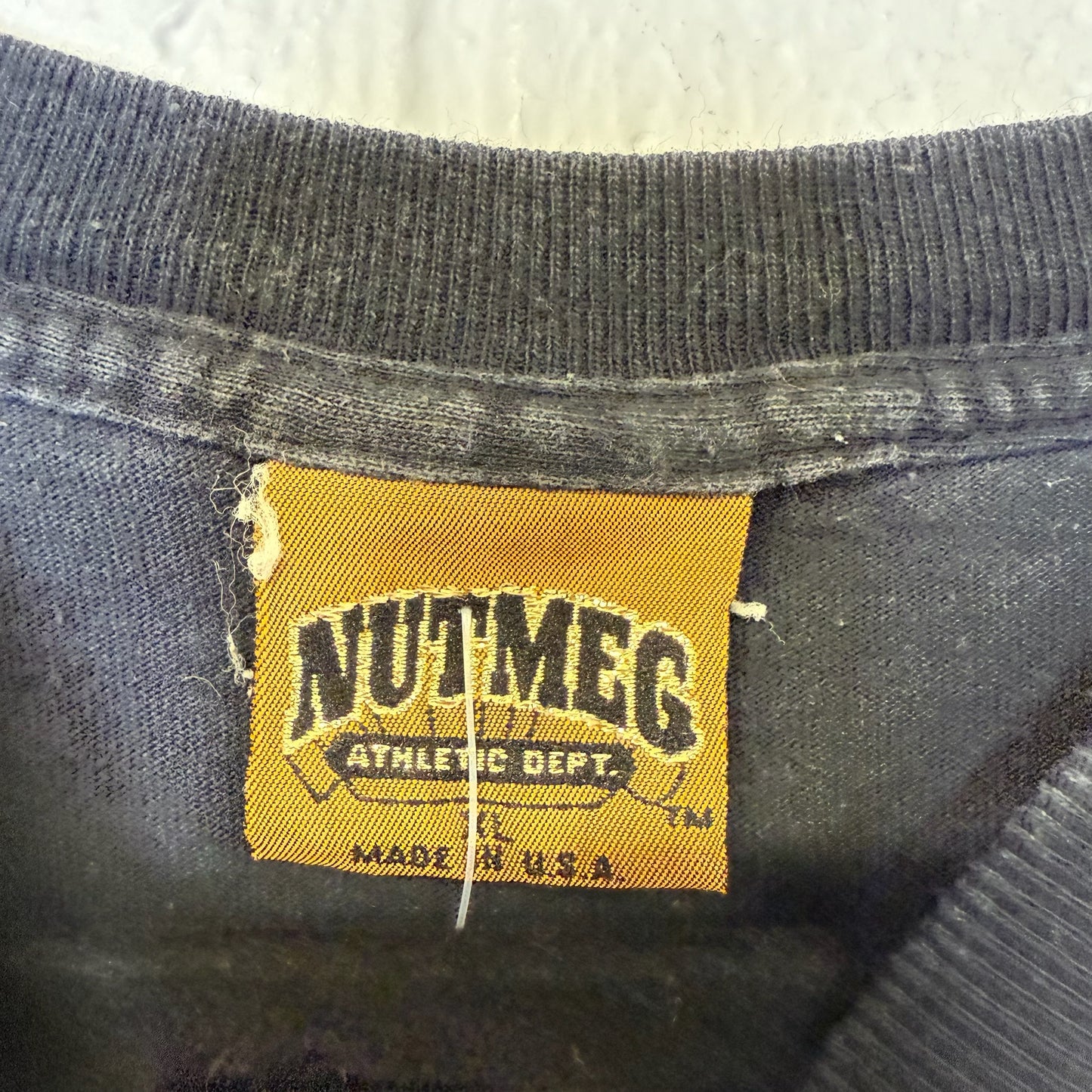 90’s Muhammed Ali Boxing Nutmeg Stats T-shirt Sz XL (A6492)