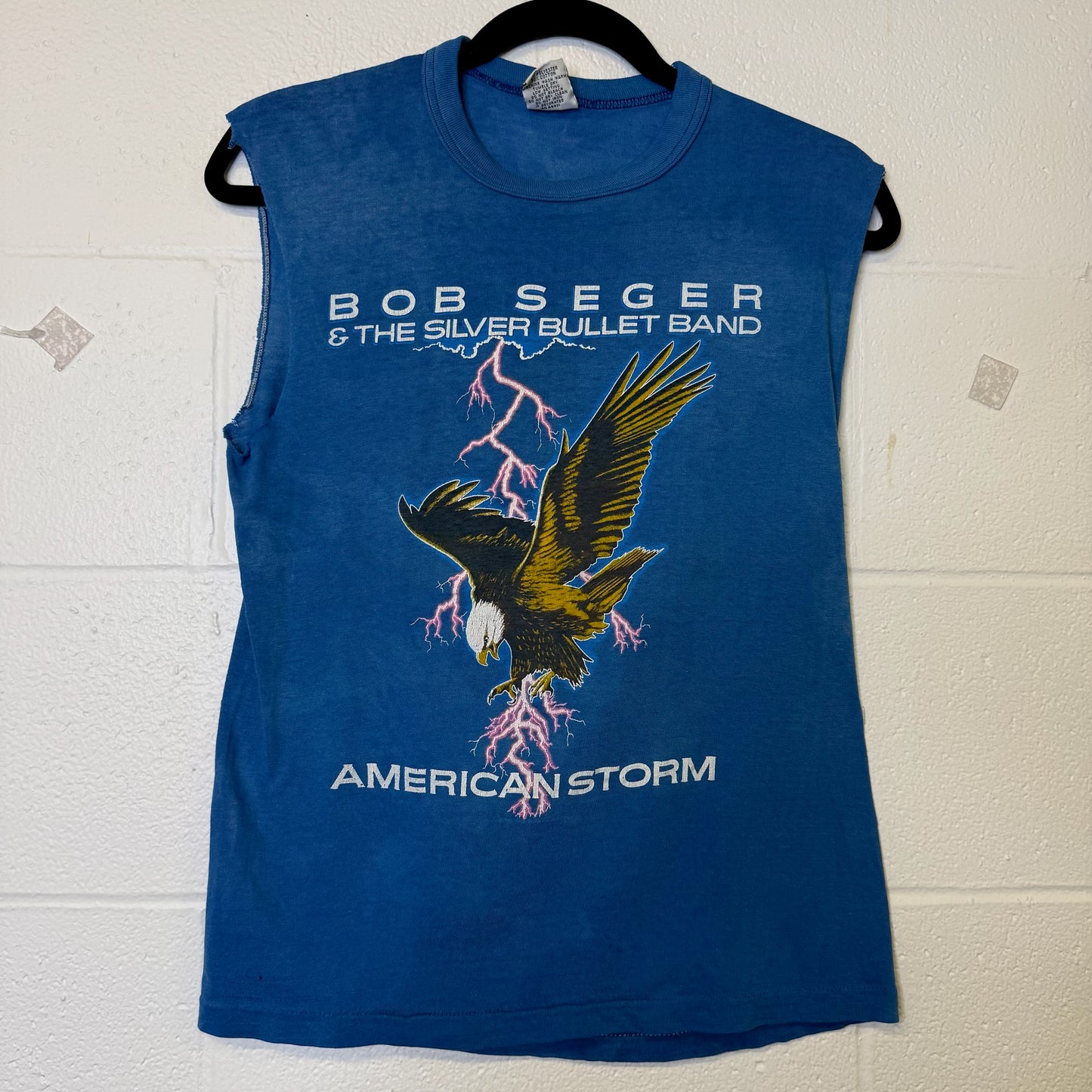 1986 Bob Seger & The Silver Bullet Band T-Shirt Sz M (B409)