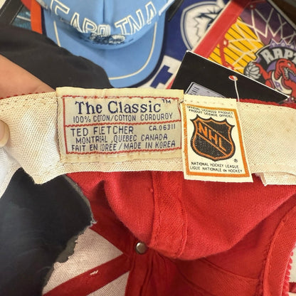 90s Calgary Flames NHL Hockey Ted Fletcher Hat