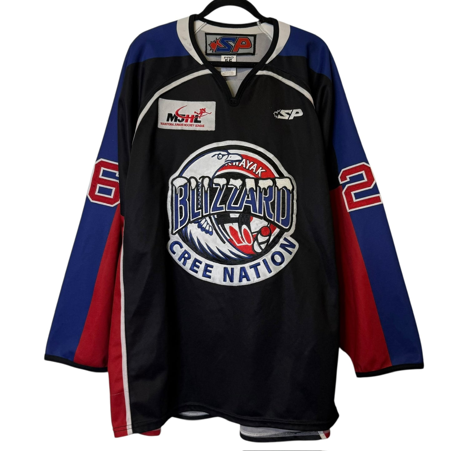 2000s Opaskwayak Blizzard Cree Nation Manitoba Junior Hockey Jersey