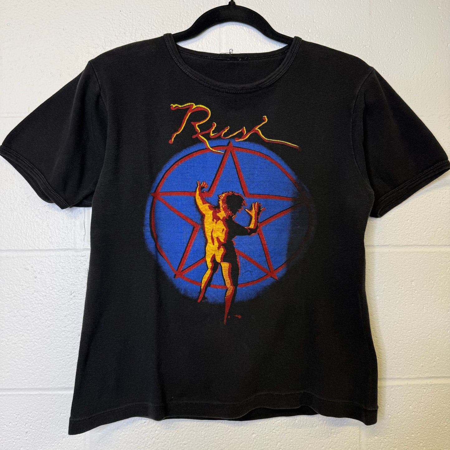 1981 Rush German Tour T-Shirt Sz M (B400)