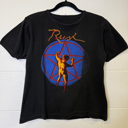 1981 Rush German Tour T-Shirt Sz M (B400)