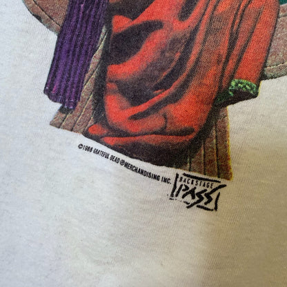 90s Grateful Dead Blues for Allah T-Shirt Backstage Pass Sz M (B2510)
