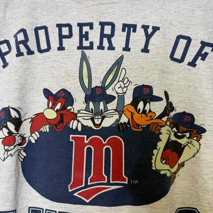 1991 Minnesota Twins MLB Looney Tunes T-shirt (B2995)