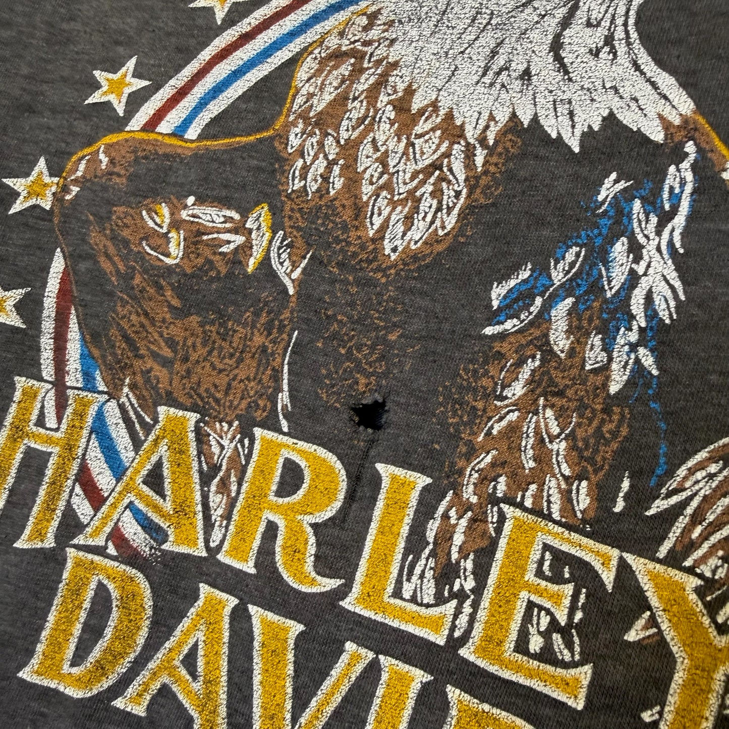 80's Harley Davidson Yellowknife T-Shirt Sz M (B467)